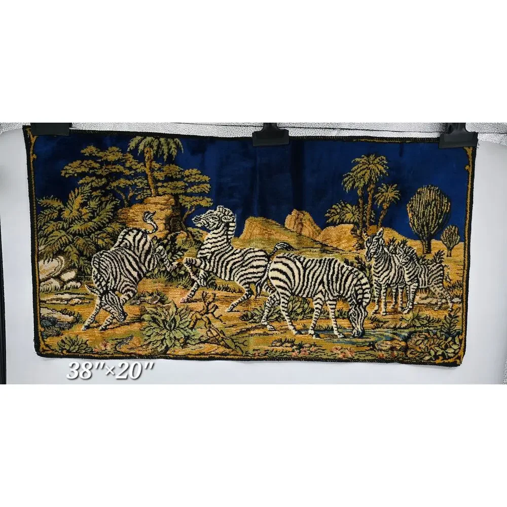 Vintage Zebra Tapestry Wall Hanging – 38